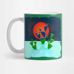 Green space cactus Mug